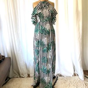 Jealous Tomato palm print maxi